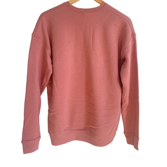 Bella + Canvas Fleece Collection LET’S GO GIRLS Pink Crewneck Sweatshirt - Picture 5 of 5